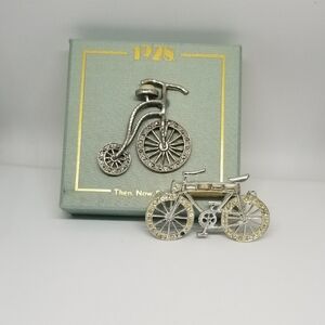 Vintage 1928 Bicycle Pins in Original Box